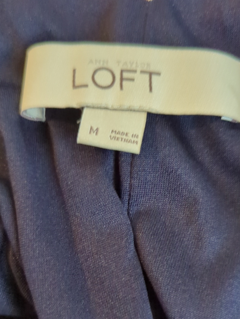 LOFT Navy And White Striped Maxi Dress - Picture 7 of 8